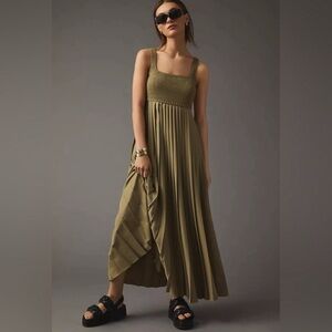 Mare Mare x Anthropologie NWT Pleated Maxi Dress